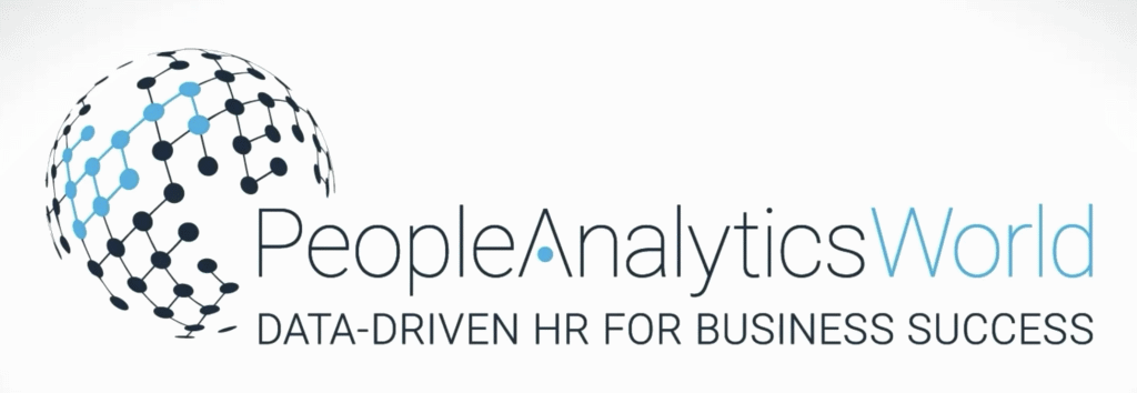 People Analytics World logo and slogan.